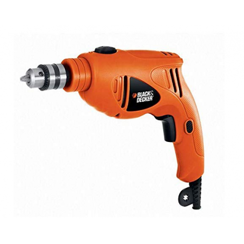 Black and Decker 480W 10mm Single Speed Hammer Drill with Pirhana