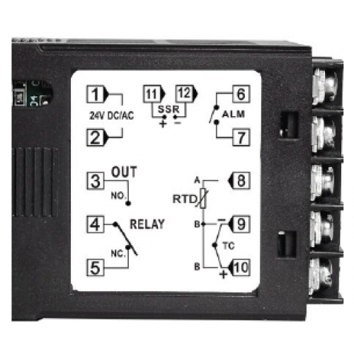 Easy to Operate SSR Output for Motors Home Appliances banapoy Alarm Temperature Controller Temperature Controller 